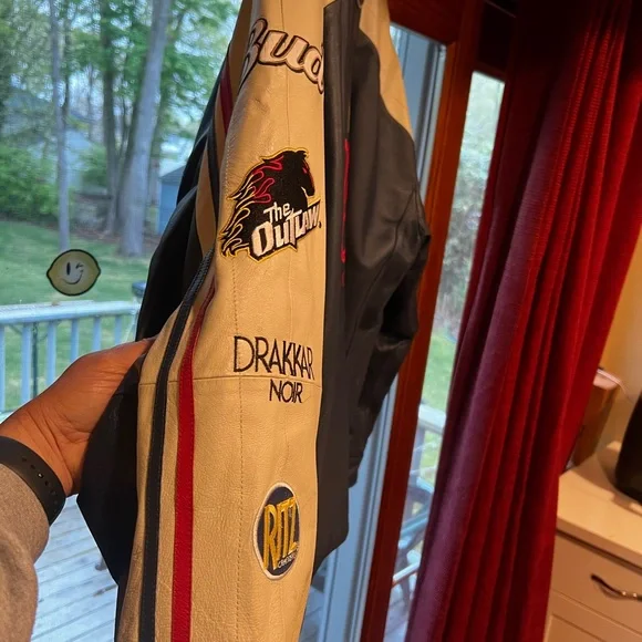 Dale Earnhardt Wilson Leather Chase Authentic Mens Large NASCAR Jacket